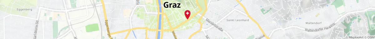 Map representation of the location for Opernapotheke in 8010 Graz